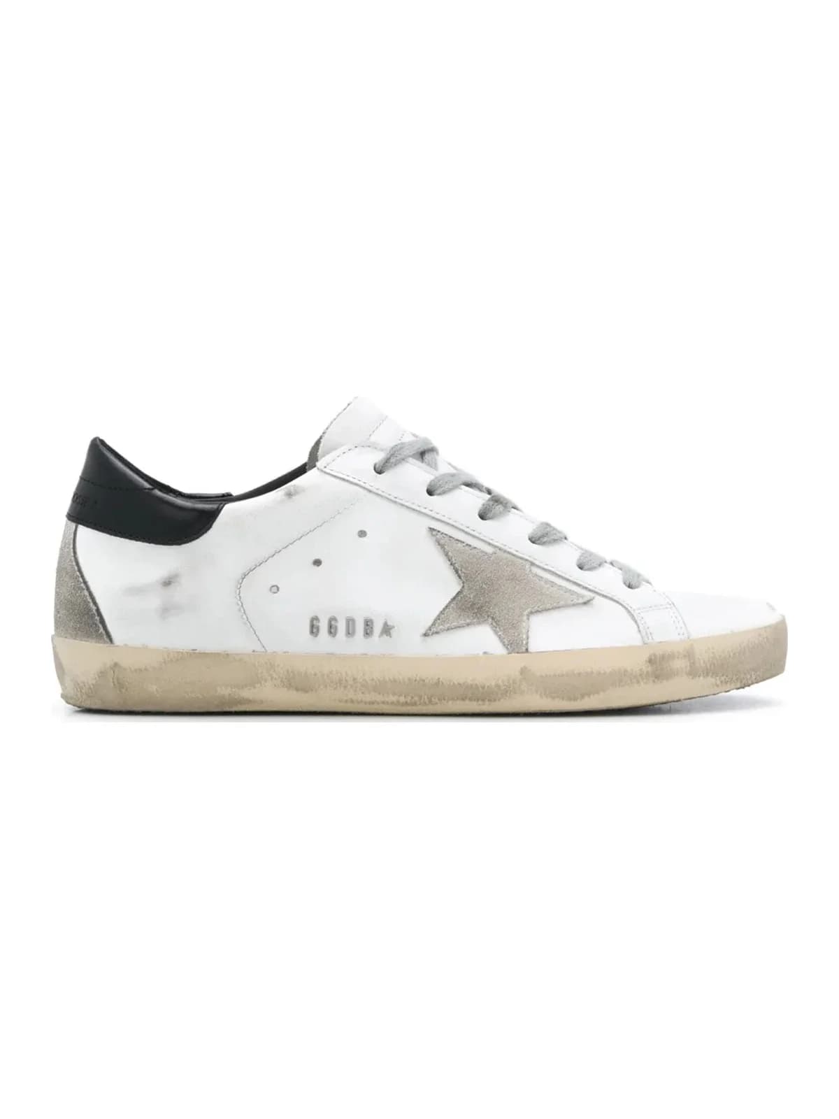 Golden Goose Super-Star White Black (W)